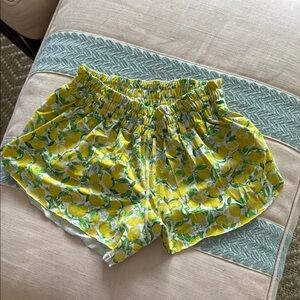 lululemon athletica Lemon Print Athletic Shorts-RARE